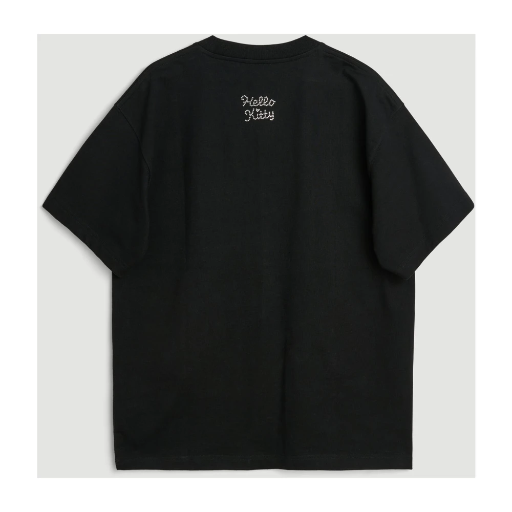 Soulland Biologisch Katoen Rhinestone T-shirt Black Unisex