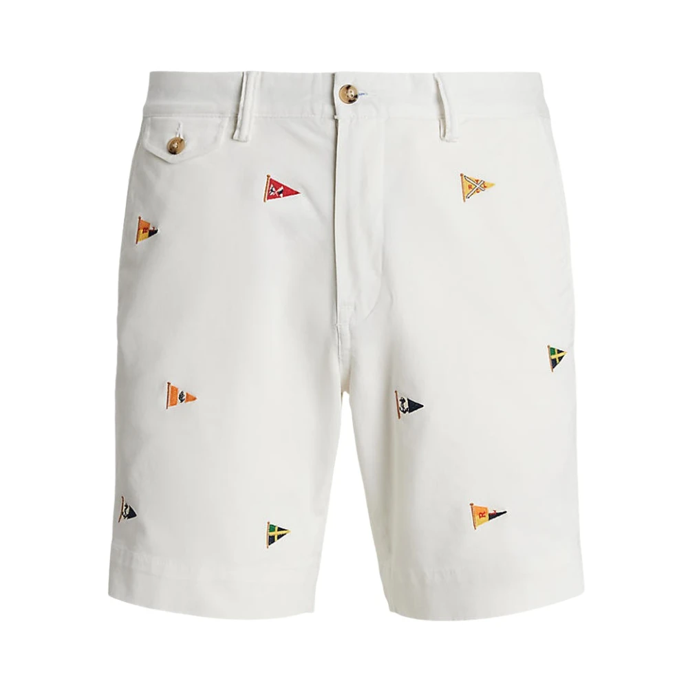 Polo Ralph Lauren Stijlvolle Broeken voor Mannen White Heren