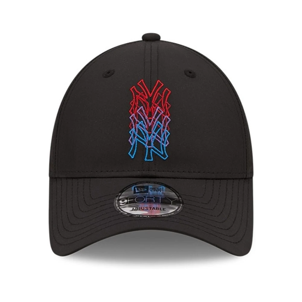 new era Zwarte Dodgers Stack Logo Pet Black Heren