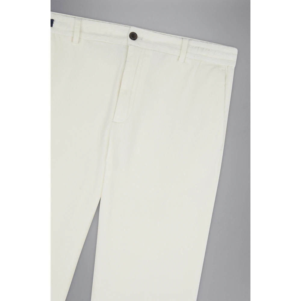 PAUL & SHARK Beige Katoen Modal Broek Regular Fit Beige Heren