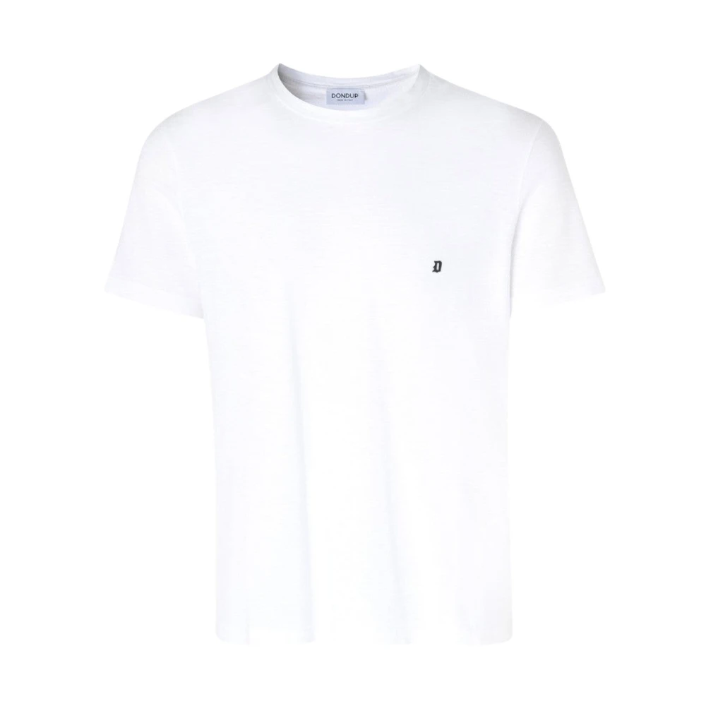 Dondup Wit Regular Fit T-shirt White Heren