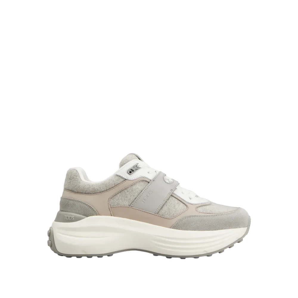 Tod’s Sportiva 81L Allacciata Tec Dames Schoenen Grijs