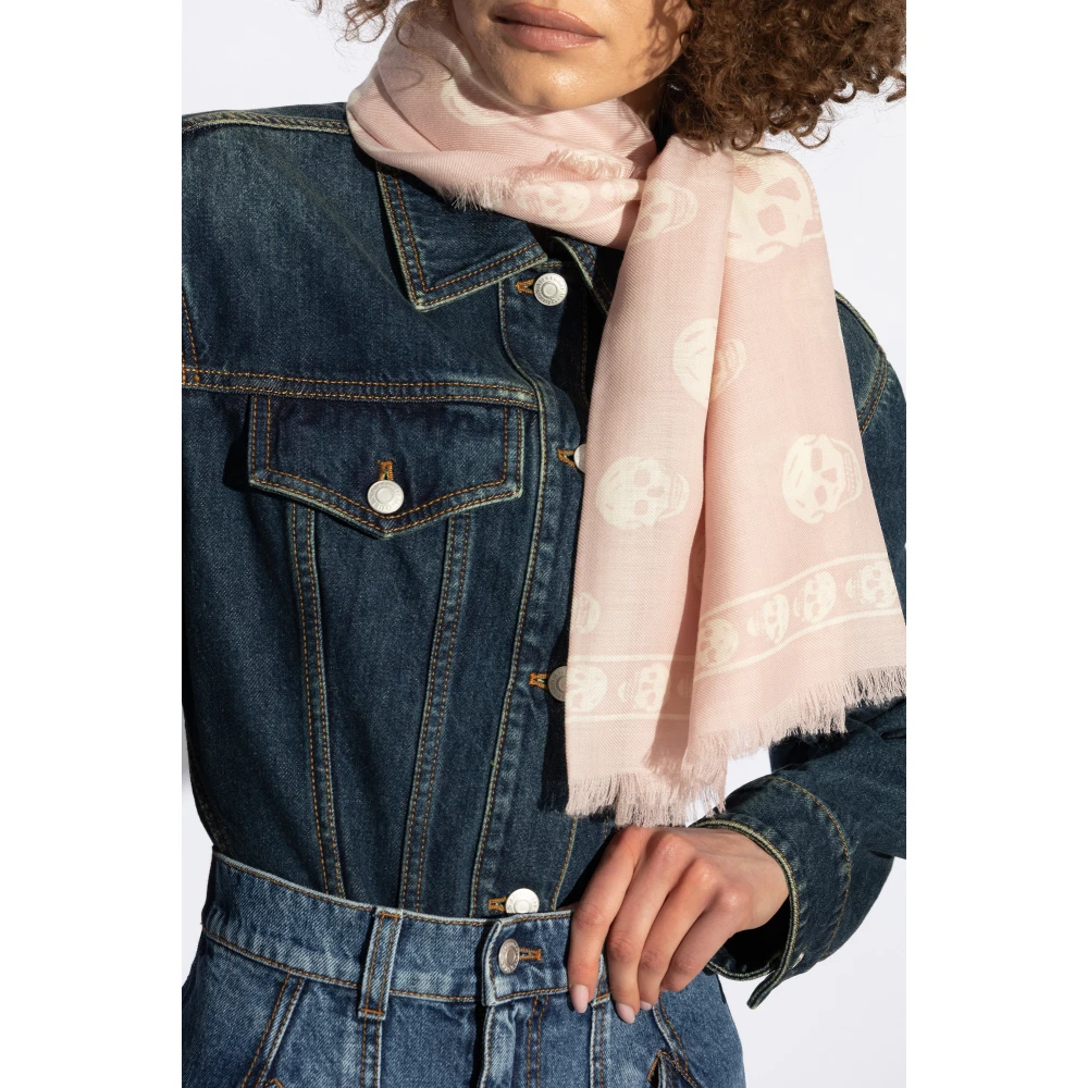 alexander mcqueen Wollen sjaal Pink Dames
