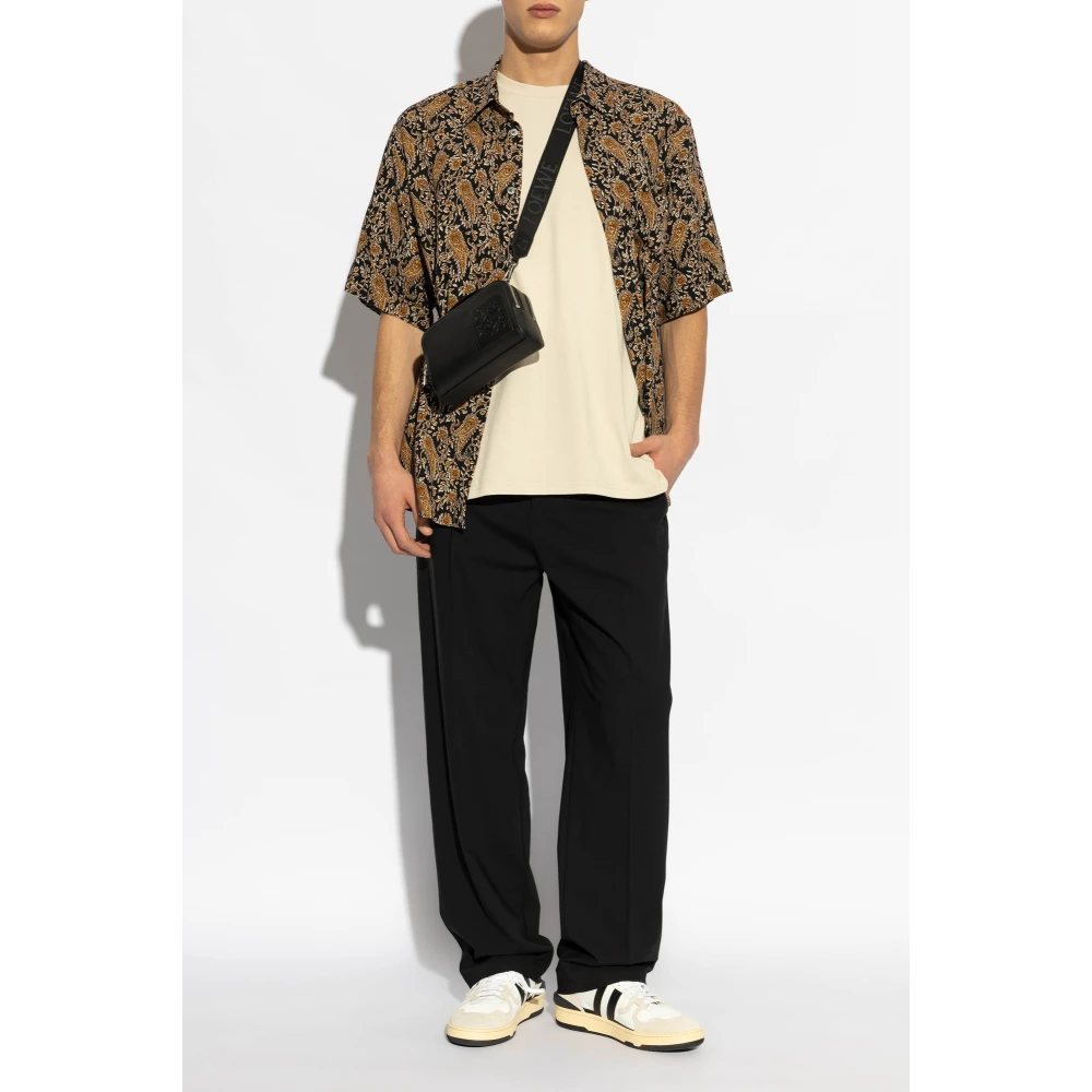 Isabel marant Wollen broek Nahili Black Heren