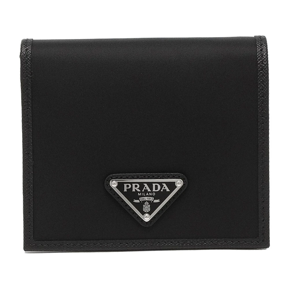 Prada , Wallets & Cardholders, Male, Black, One Size, Portafogli