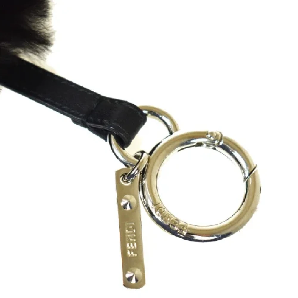 Fendi Vintage Pre-owned Fur key-holders Black Dames