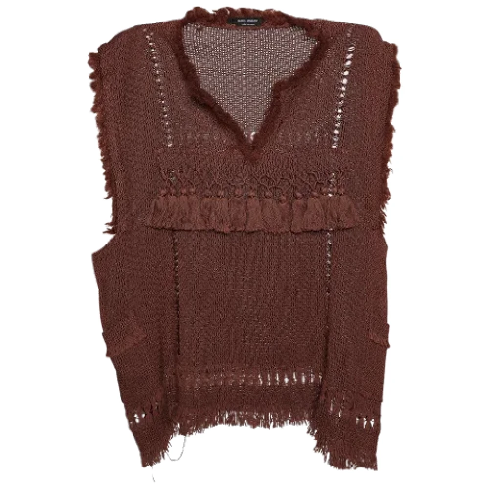 Isabel Marant Pre-owned Fabric tops Brown Dames