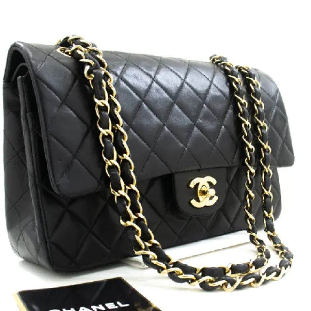 Chanel Vintage Pre-owned Leather chanel-bags Black Dames
