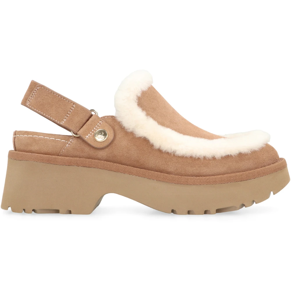 Ugg Women's Brown Esmee Clog - Clogs - 5 Uk - Shoes