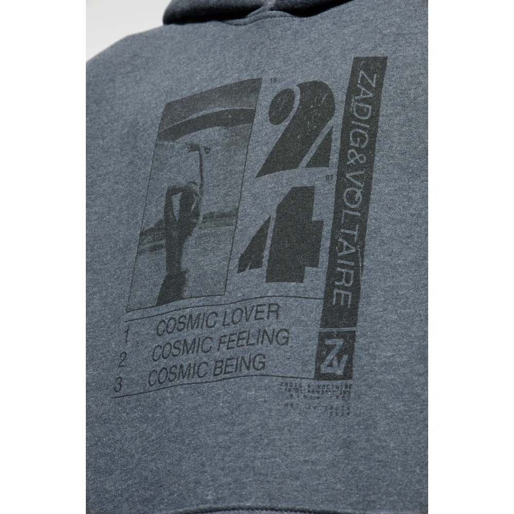 Zadig & Voltaire Sweatshirt Sanchi Gray Heren