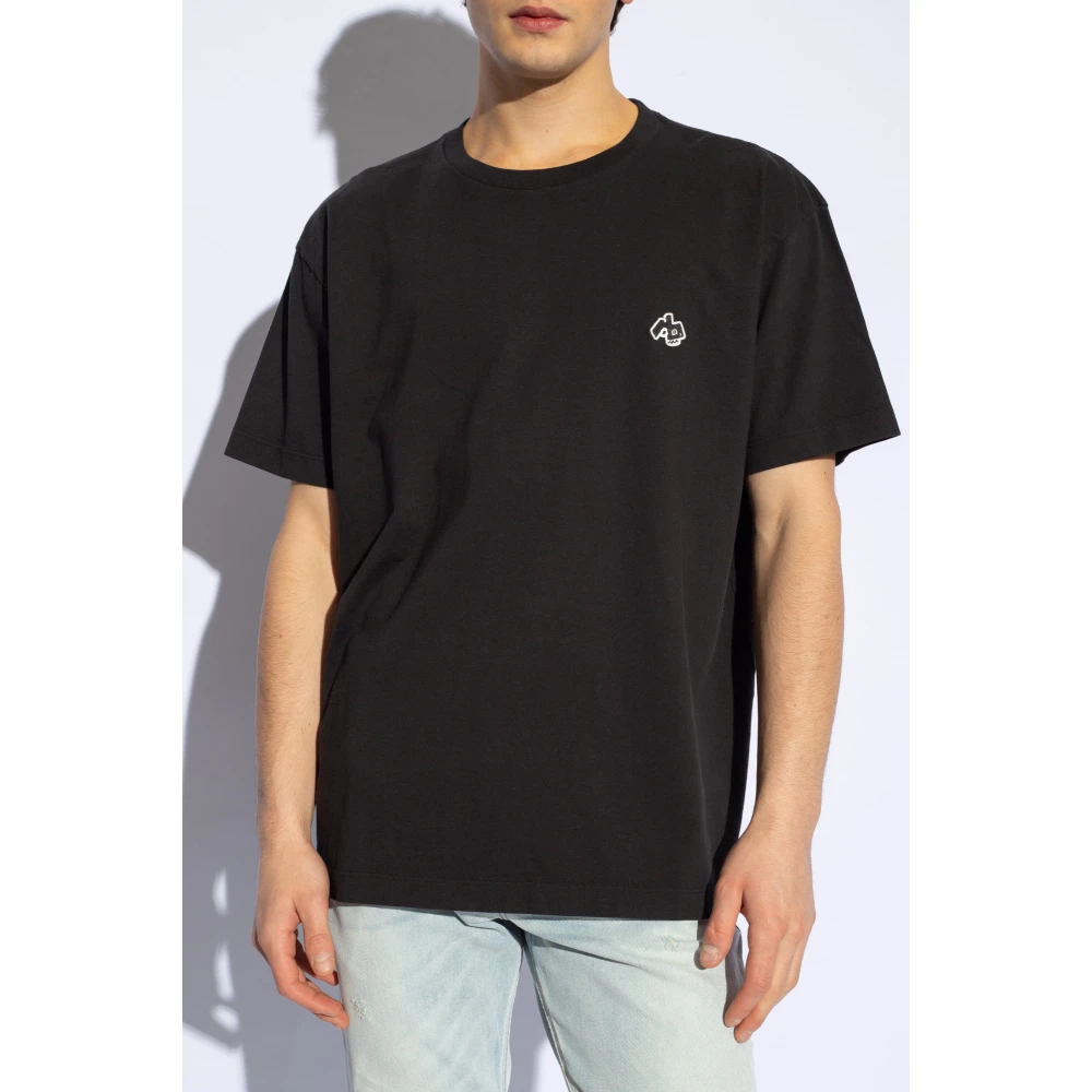 Rag & Bone Gepatcht T-shirt Black Heren