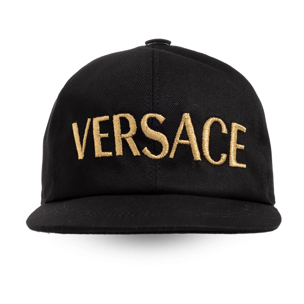 Versace Baseball cap with logo Black Heren