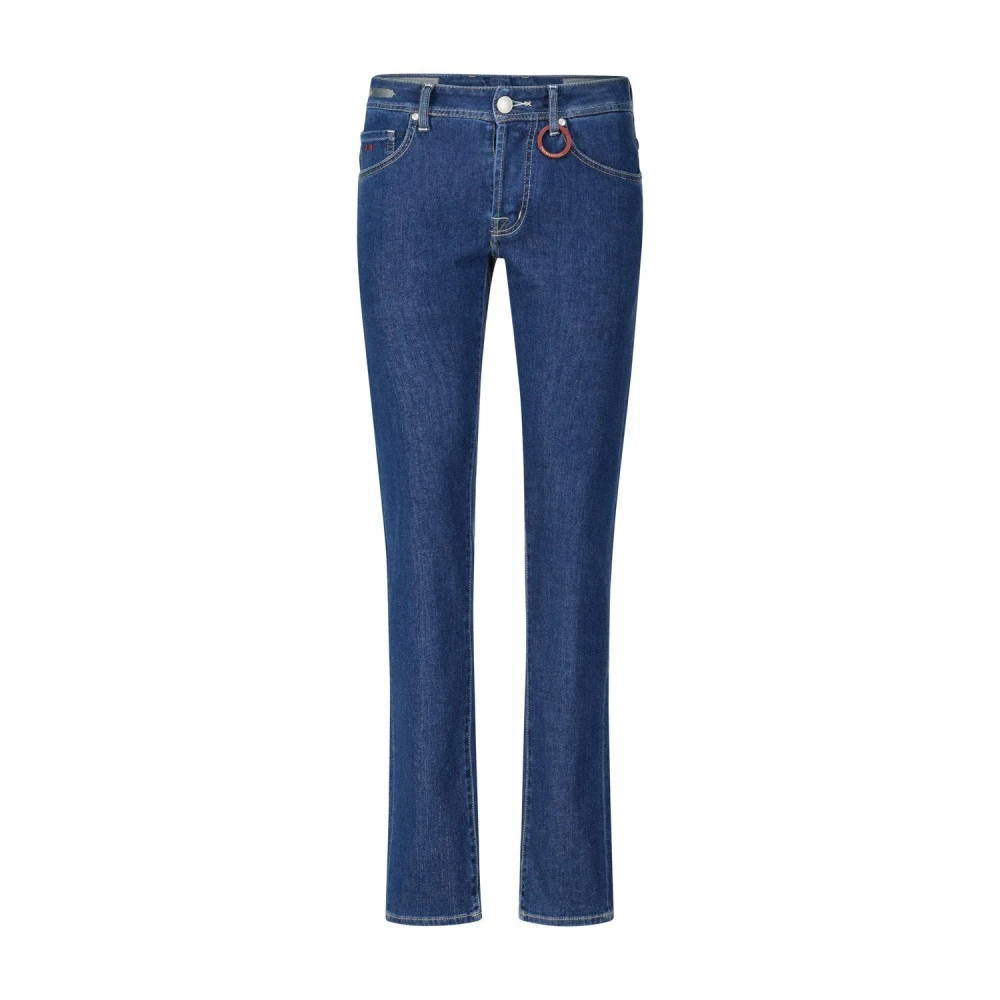 Tramarossa Slim-Fit Jeans met Karabijnhaak Blue Heren
