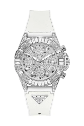 Kvinnors Multifunktionsklocka 40-årsjubileum Special Edition Vit Silver GW0814L2