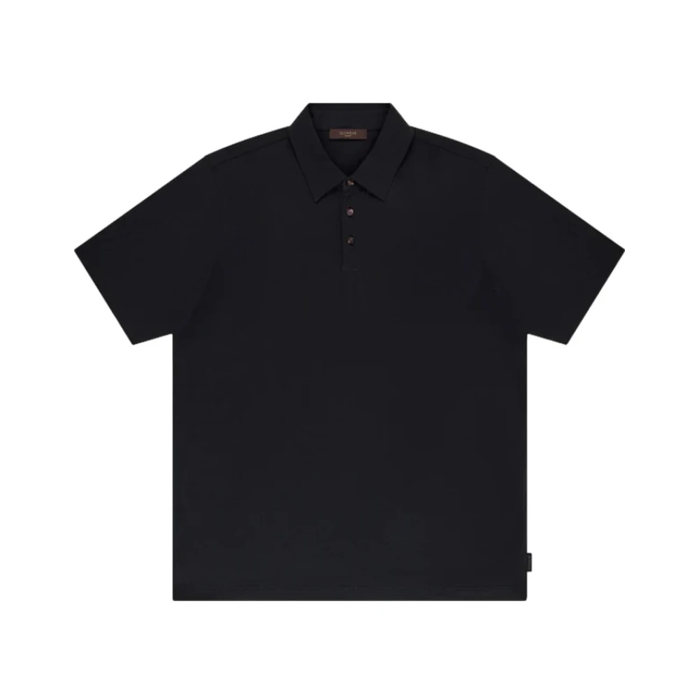 Zanone Men's Blue Polo - Polo Shirts - 2XL - Tops
