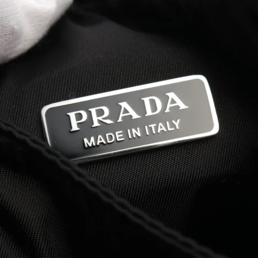 Prada Vintage Pre-owned Nylon prada-bags Black Dames