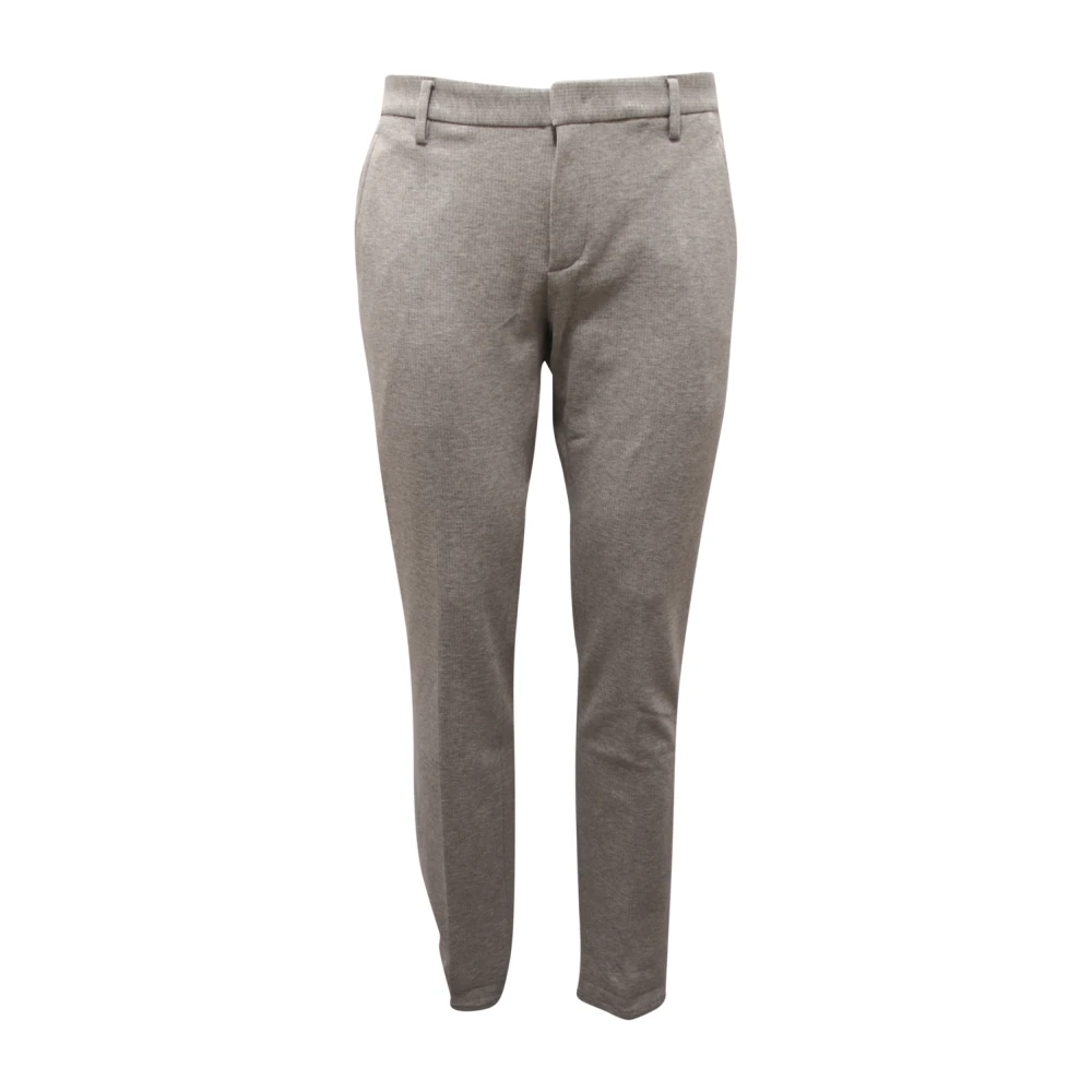 Dondup Men's Gray Gaubert Winter Trousers - Slim-Fit Trousers - W30 - Trousers