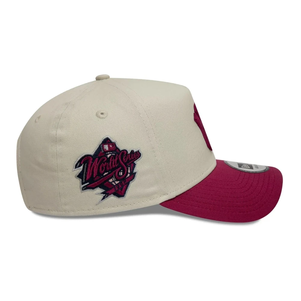 new era Beige Yankees Patch Pet Multicolor Heren