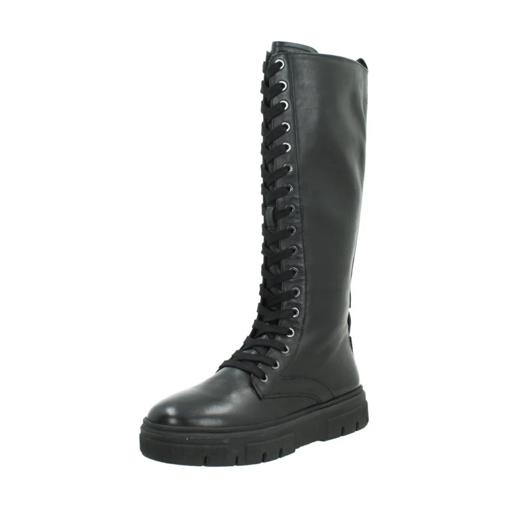 Geox Lace-up Boots Black Dames