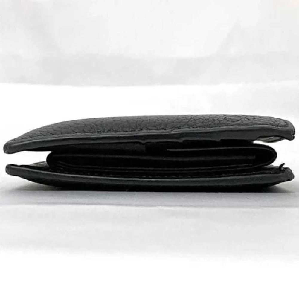 Loewe Pre-owned Leather wallets Black Dames