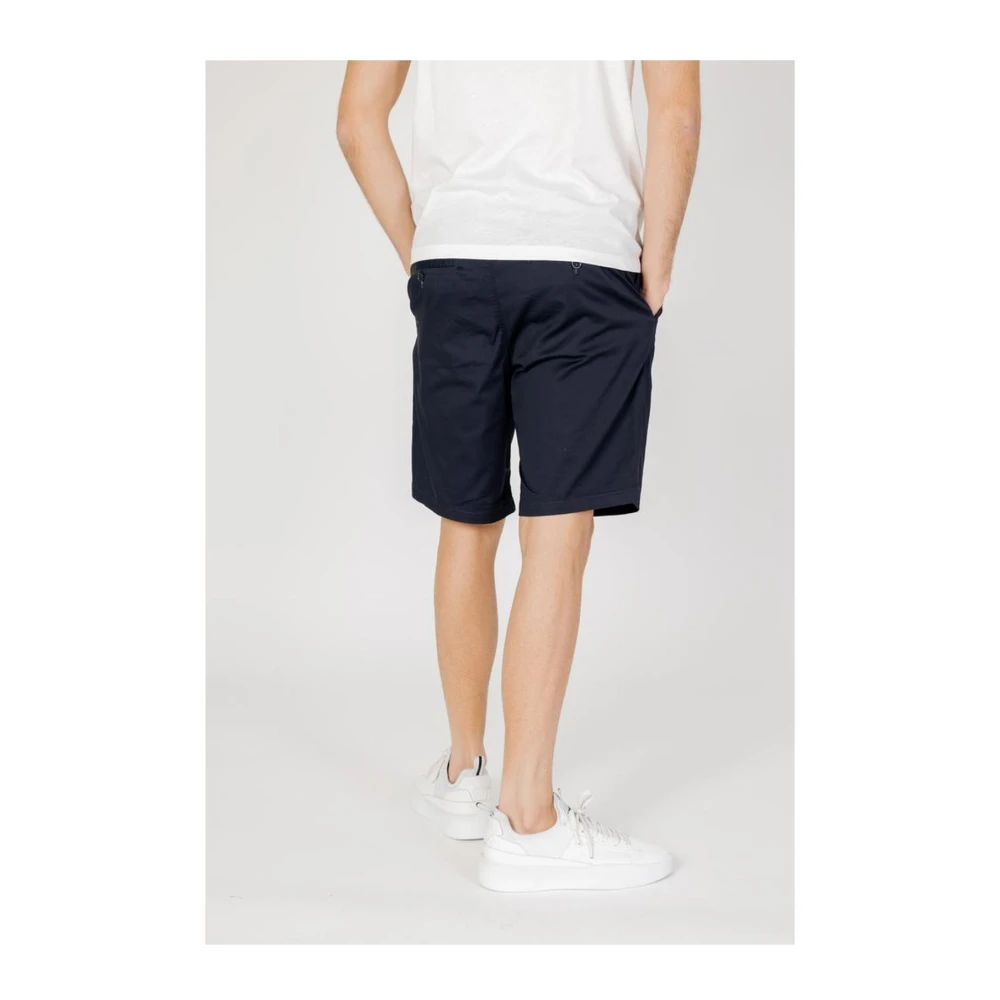 Armani Exchange Bermuda-shorts van katoenmix Blue Heren