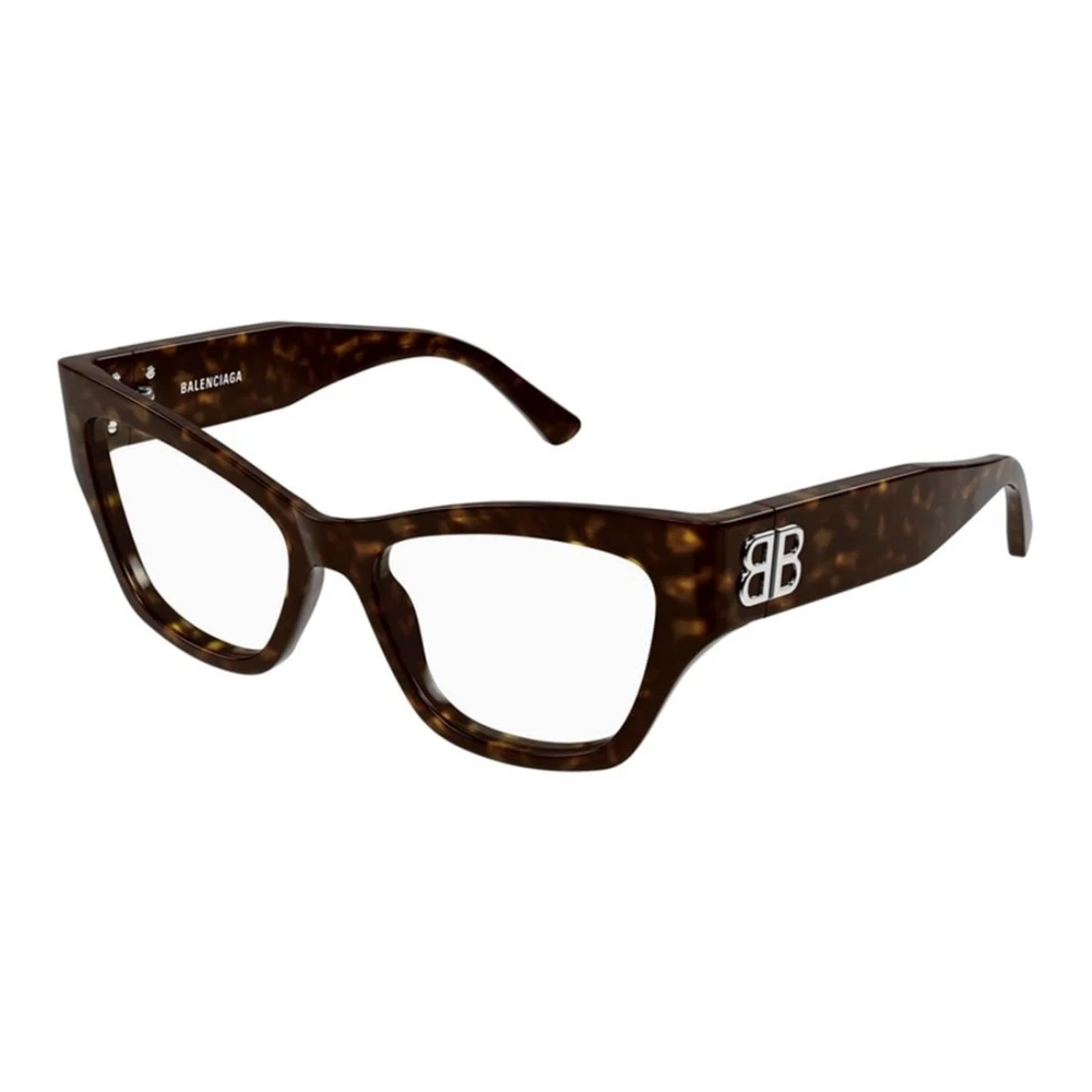 Balenciaga Women's Brown Glasses, 54 Mm, Butterfly Eyeglasses
