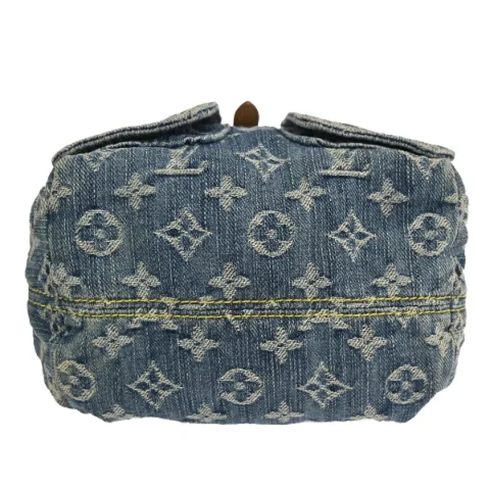 Louis Vuitton Vintage Pre-owned Fabric backpacks Blue Dames