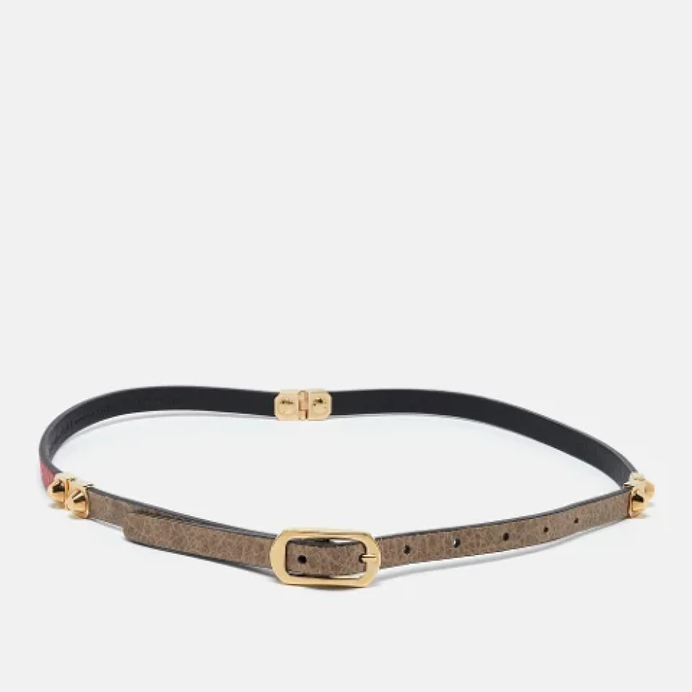 Balenciaga Vintage Pre-owned Leather belts Brown Dames