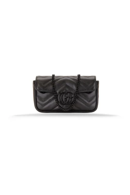 GG Marmont Super Mini Quilted Axelremsväska