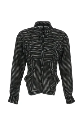 Polka-dot Georgette Blouse