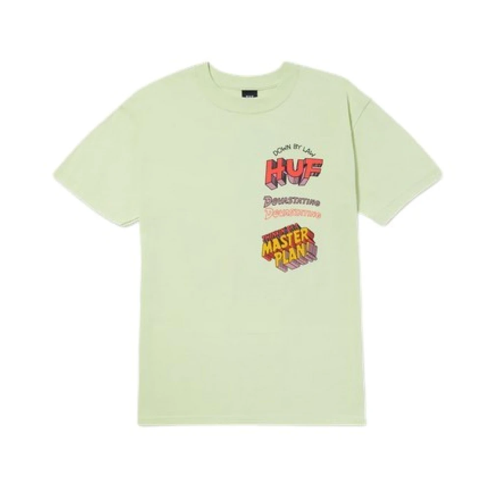 HUF Master Plan T-shirts en Polos Green Heren