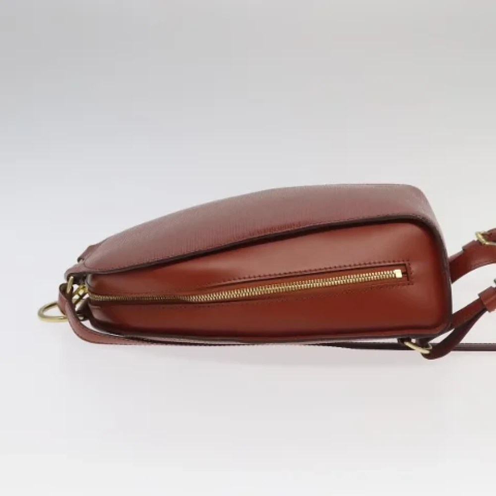 Louis Vuitton Vintage Pre-owned Leather backpacks Brown Dames