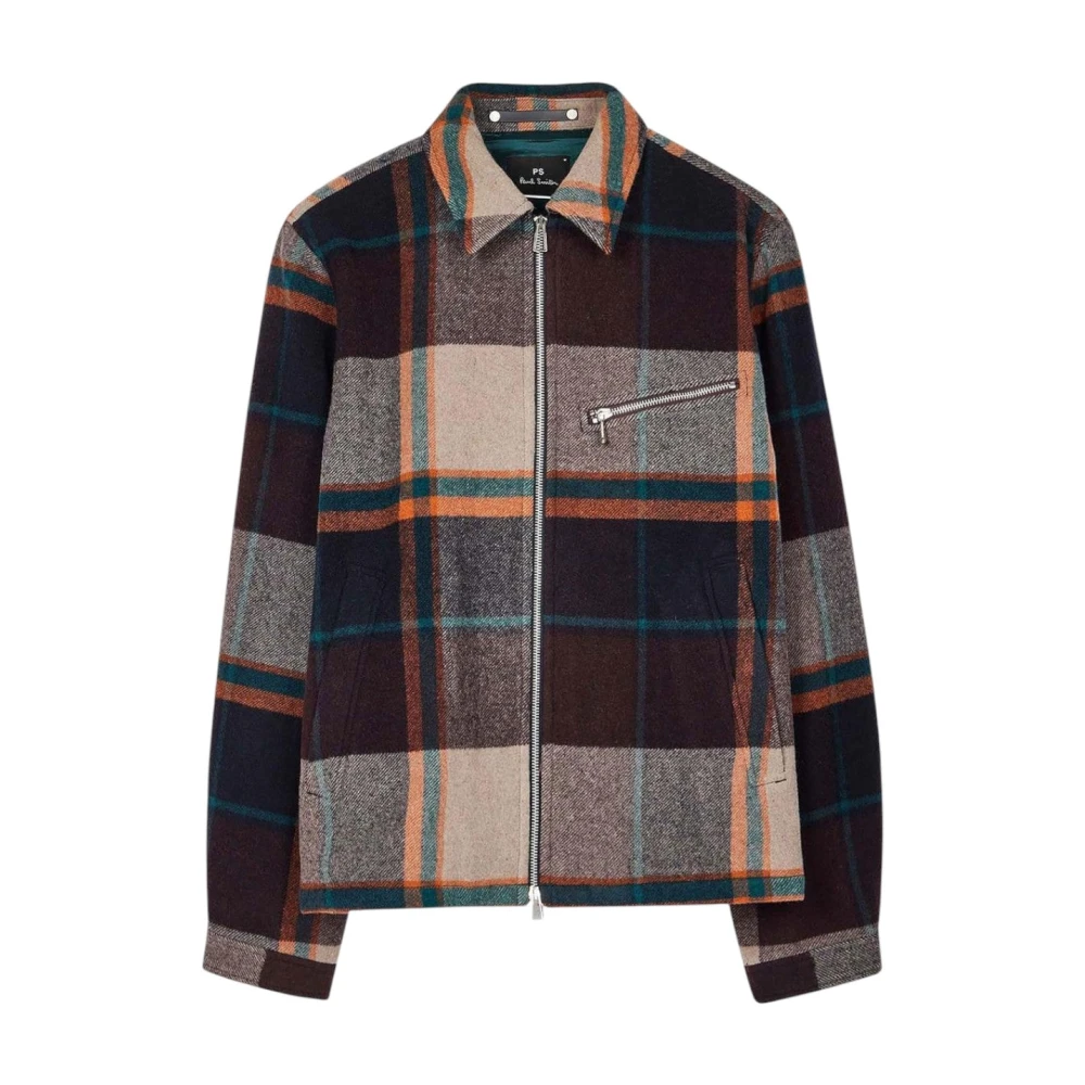 Paul Smith Geruite Harrington Jas Multicolor Heren