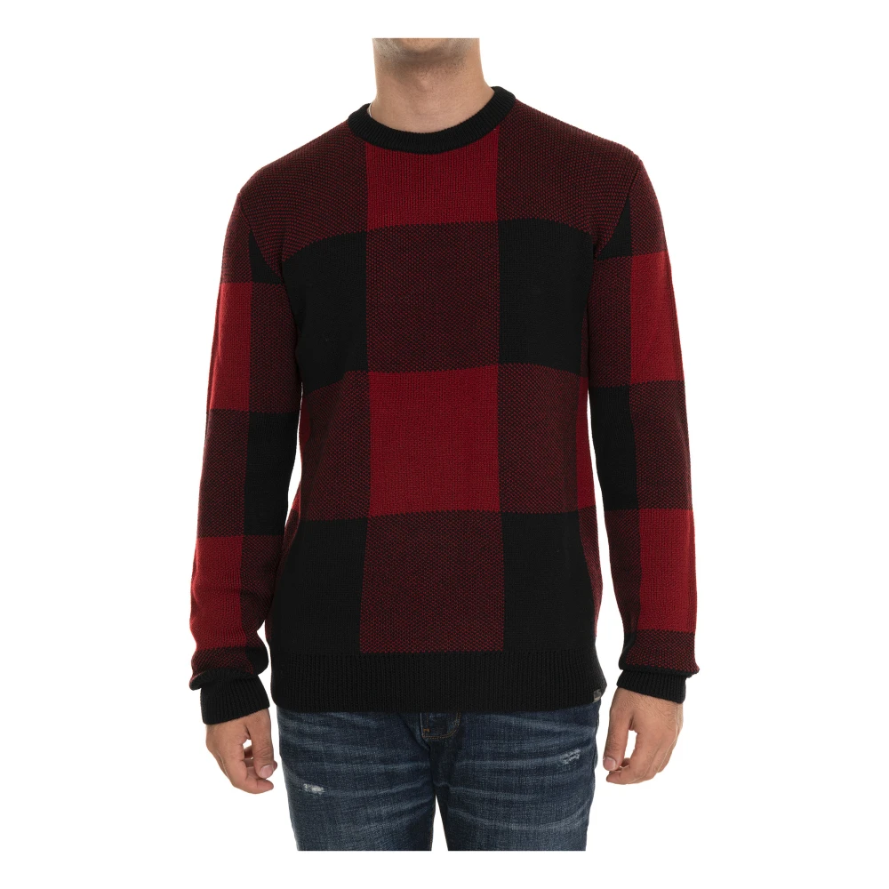 Woolrich Gezellig Gebreide Trui voor Winterdagen Multicolor Heren