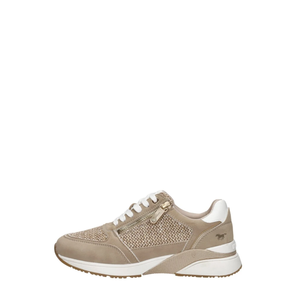 Mustang Sneakers Laag Heren Schoenen Beige