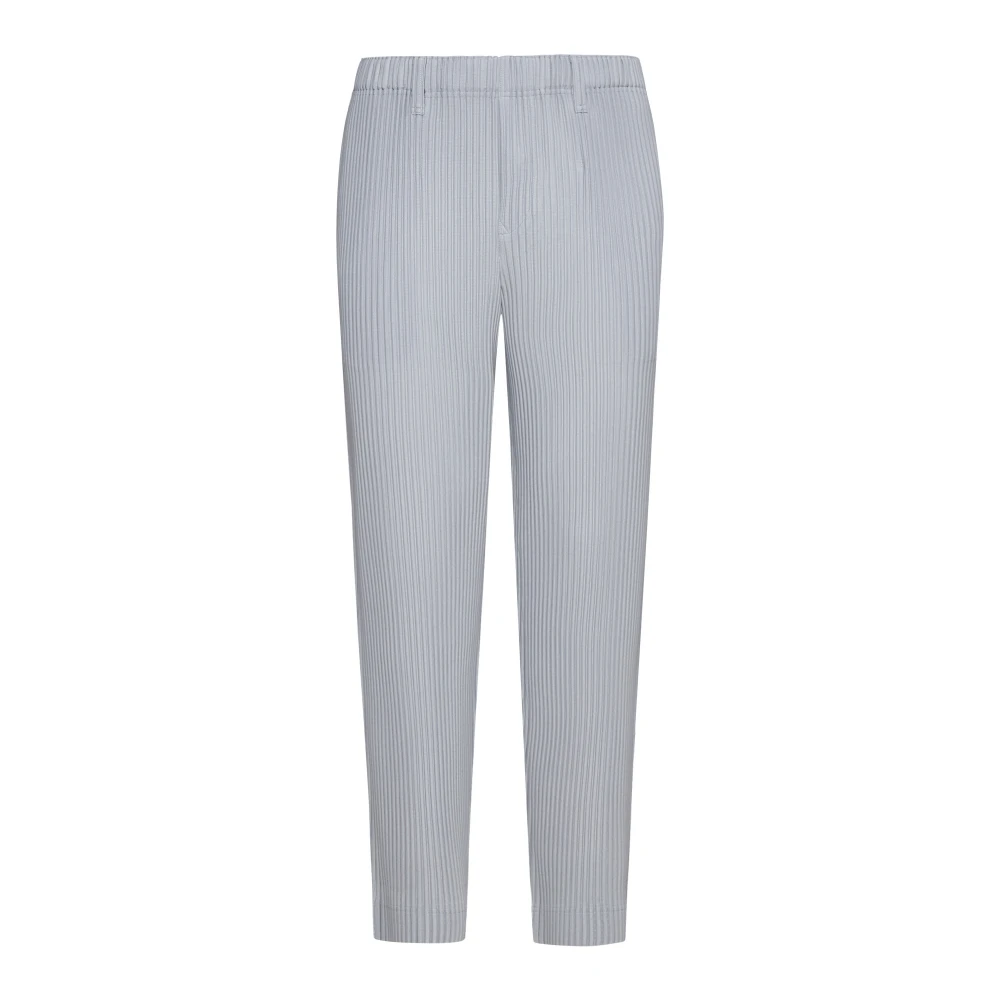 Issey Miyake Geplooide Broek Gray Heren