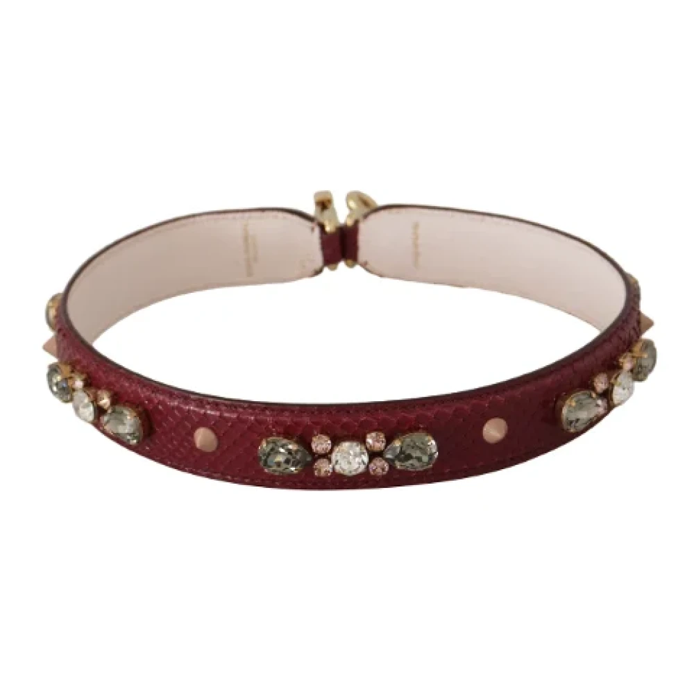Dolce & Gabbana Pre-owned Leather home-office Multicolor Dames