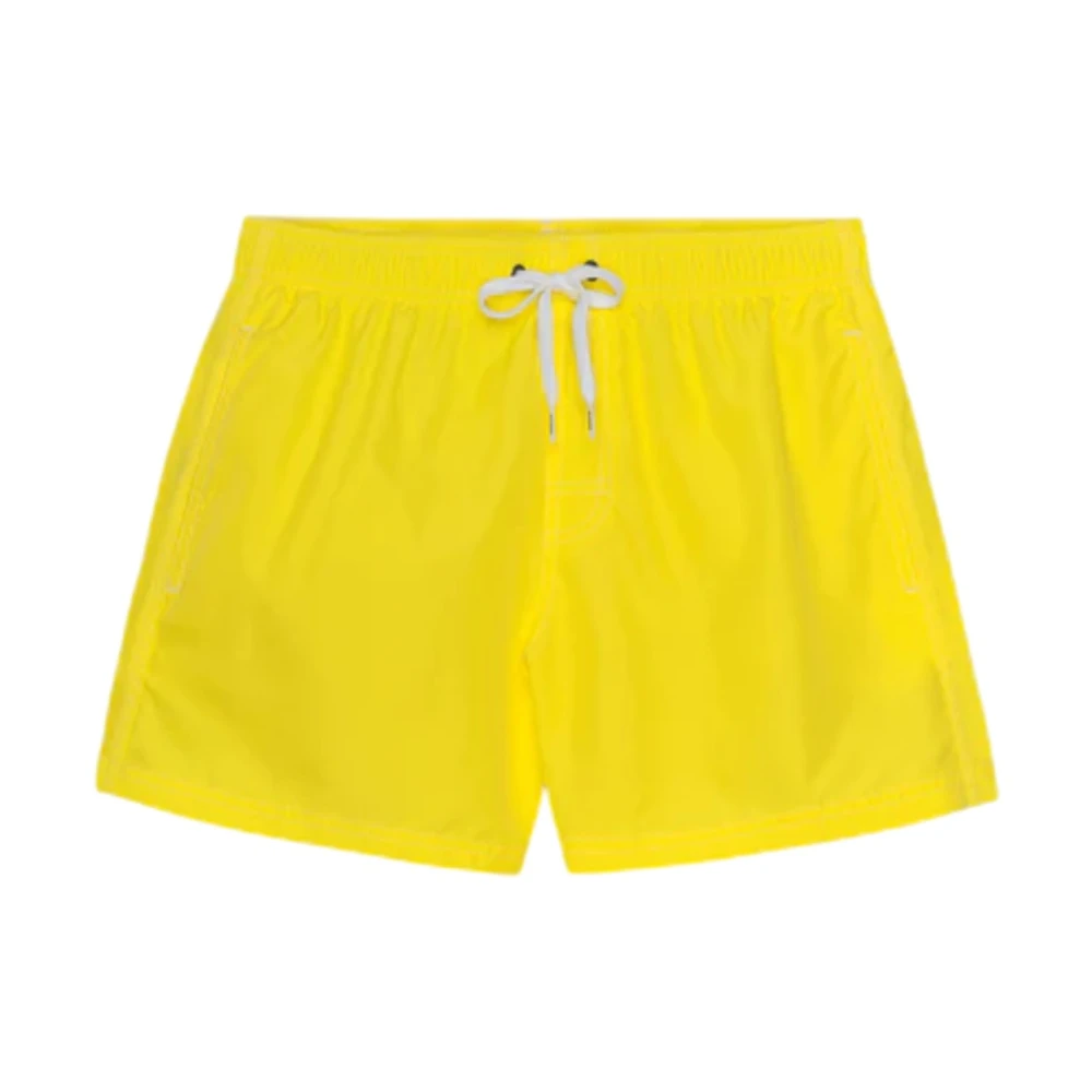 Sundek Men's Yellow Light Poly Swimshorts - Beachwear - Xl - Swimwear