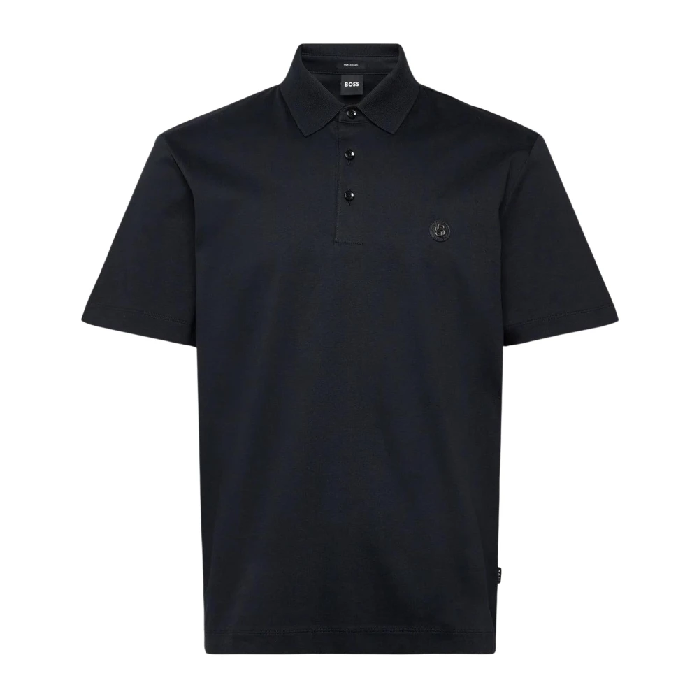 Hugo Men's Blue Polo Shirts, M, Cotton Polo Shirt With Logo