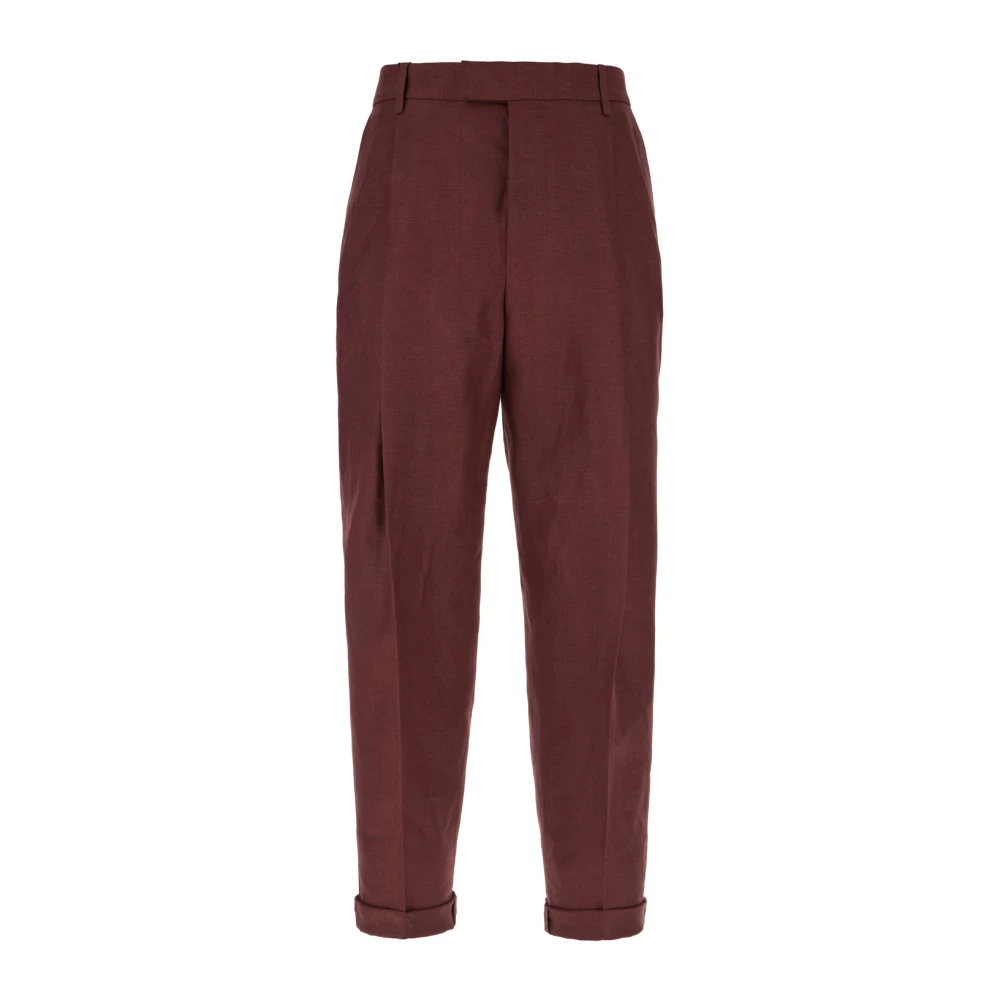 Dolce & Gabbana Men's Brown Stylish Trousers For And Wo - Slim-Fit Trousers - Xl - Trousers