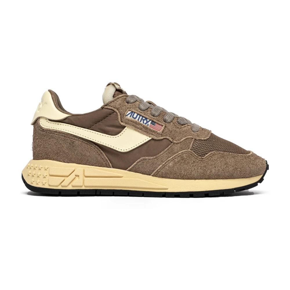 Autry Women's Brown Reelwind Low Trainers - Sneakers - 6 Uk - Shoes