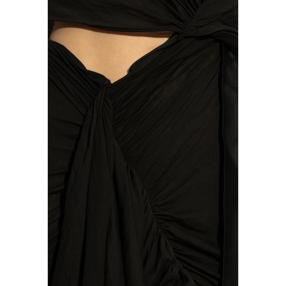 Rick Owens Fog Dress Black Dames