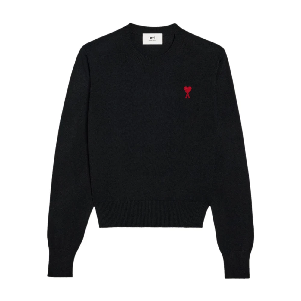 Knitwear > Round-neck Knitwear - - Ami Paris - Modalova