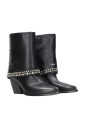 bottines-texanes-en-cuir-noir