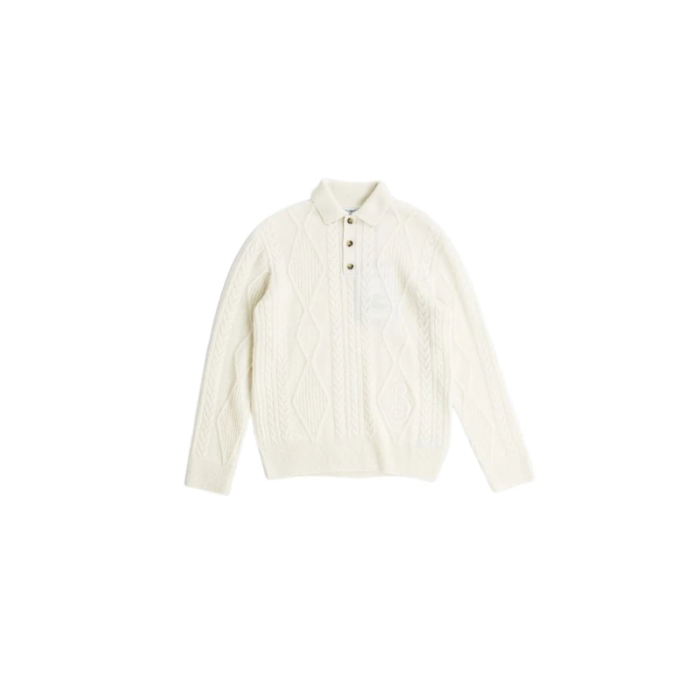 Knitwear > V-neck Knitwear - - Burberry - Modalova