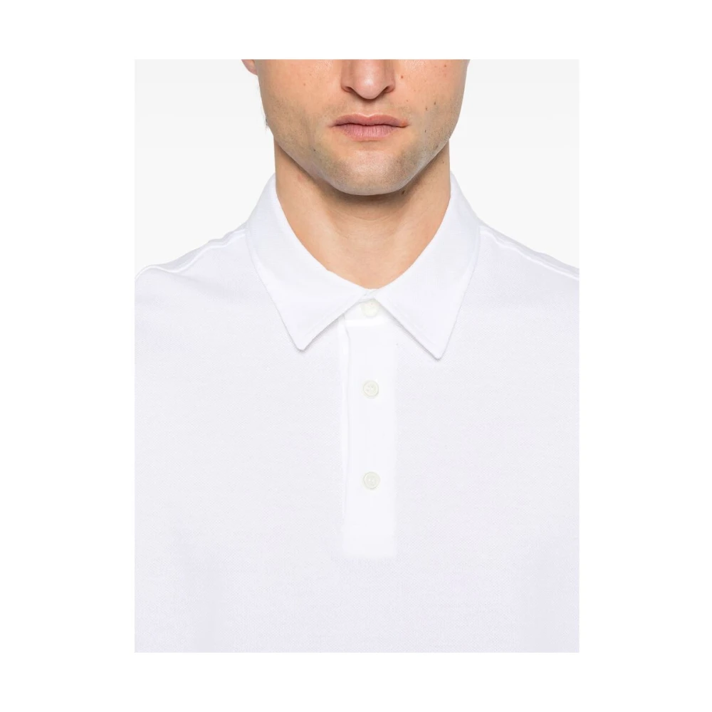 Brioni Witte Trui met Korte Mouwen White Heren