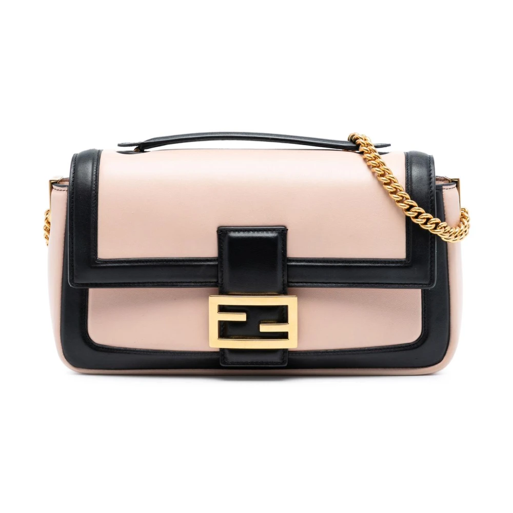 Fendi Vintage Women's Pink Vintage Shoulder Bags, One Size, Pre-Owned Leather Handbag