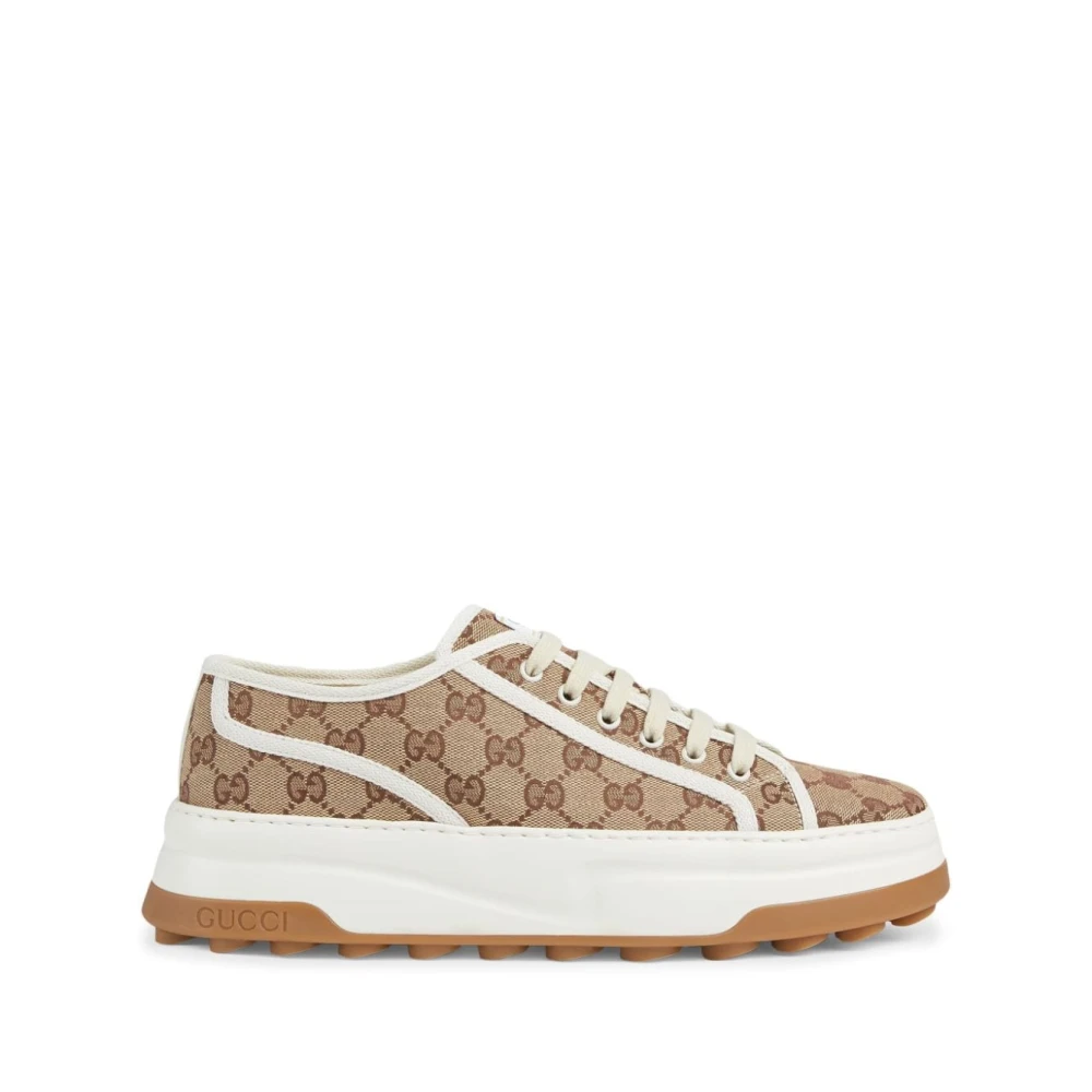 Gucci GG canvas sneakers Zwart Schoenen