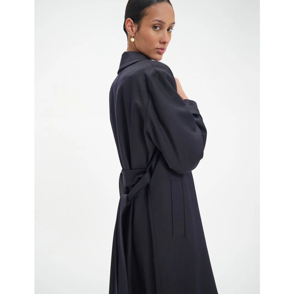 Ines De La Fressange Paris Esmé jas Marineblauw wol Blue Dames