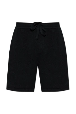 Shorts med broderad logotyp på fickan